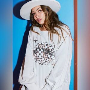 ‘Camden’ Inspired Disco Sweatshirt